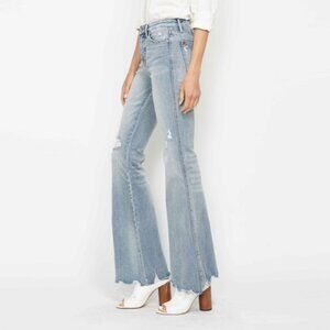 Judy Blue Tummy Control Distressed Flare Jeans